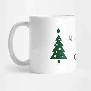 Programmer White Christmas Tree Mug